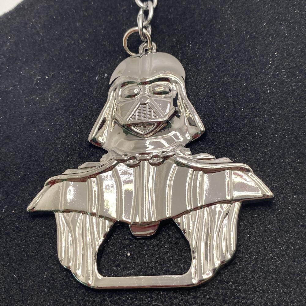 Darth Varder Star Wars Bottle Opener Silver Keychain Star Wars